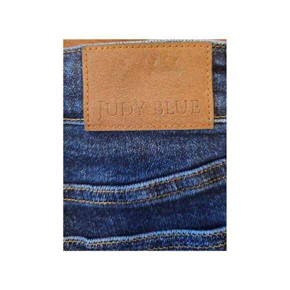 Judy Blue High Waist  Straight Fit Women's Blue Jeans, Sz 15/32, Excellent cond - Picture 5 of 8